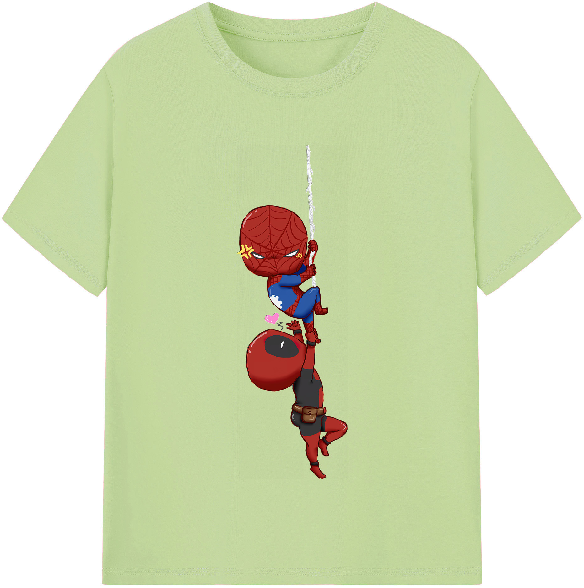 （画像用） Deadpool デッドプール 綿100％半袖Tシャツ（フロントプリント）